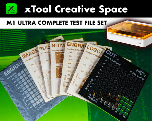 xTool M1 Ultra Material Test Files